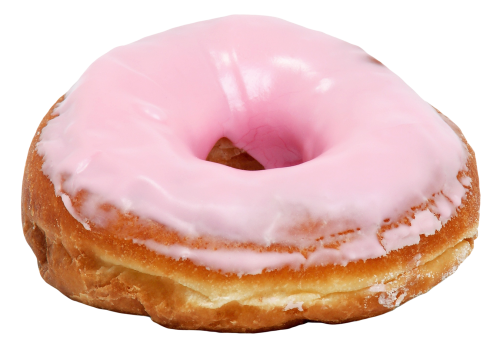 Pink Donut PNG Clipart