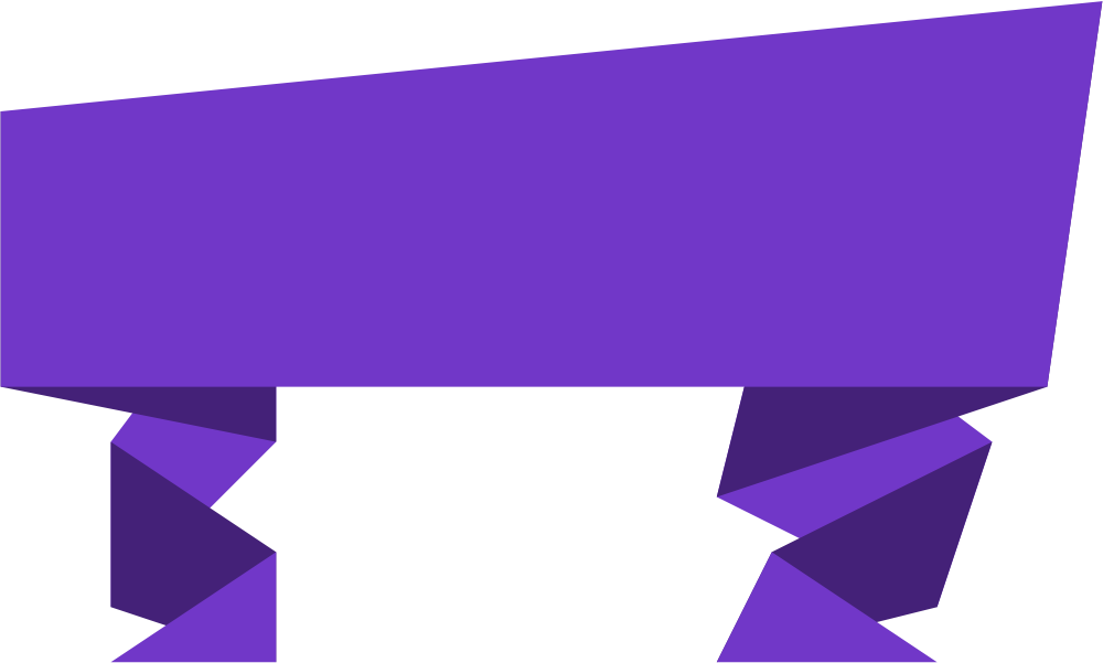 Purple Banner Download PNG Image