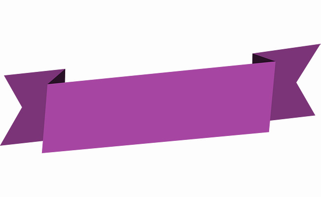 Purple Banner PNG File