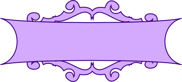 Purple Banner Transparent Images PNG