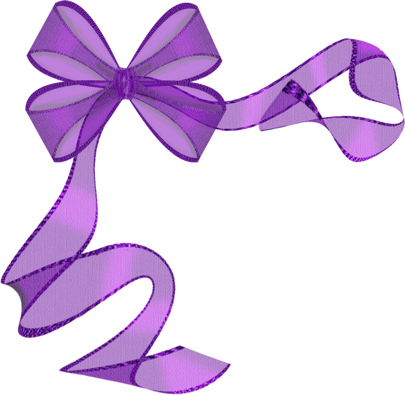 Фиолетовая лента PNG-файл