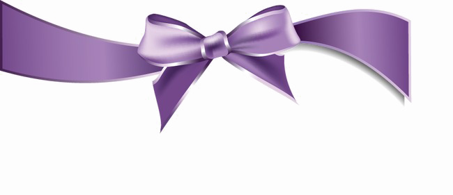 Purple Ribbon PNG Image