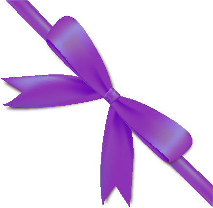 Purple Ribbon PNG Photo