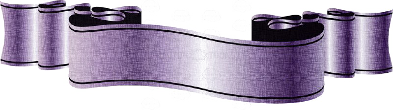 Purple Ribbon PNG Transparent Picture