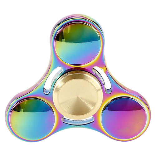Rainbow Fidget Spinner PNG Transparent Picture