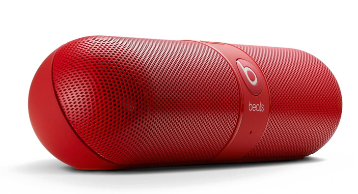 Red Bluetooth Speaker PNG Image