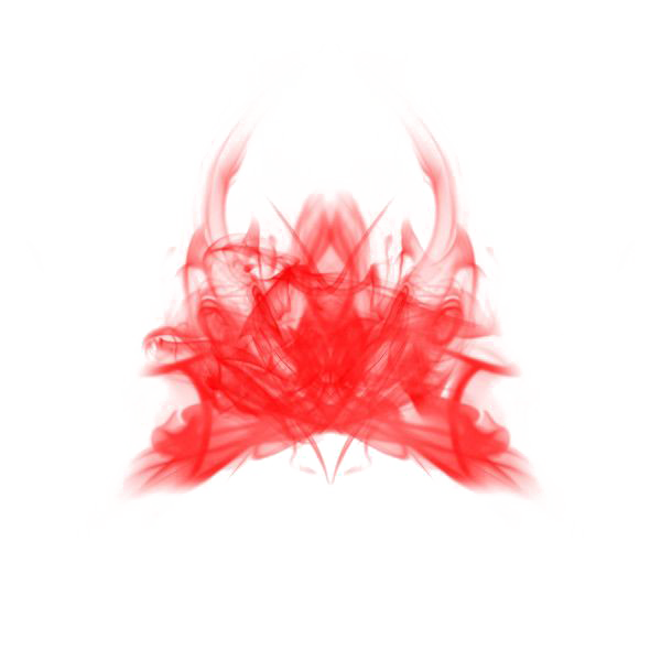 Imagen transparente de humo rojo PNG