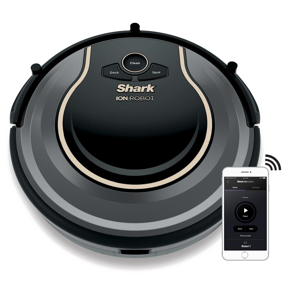 Robotic Vacuum Cleaner PNG Background Image
