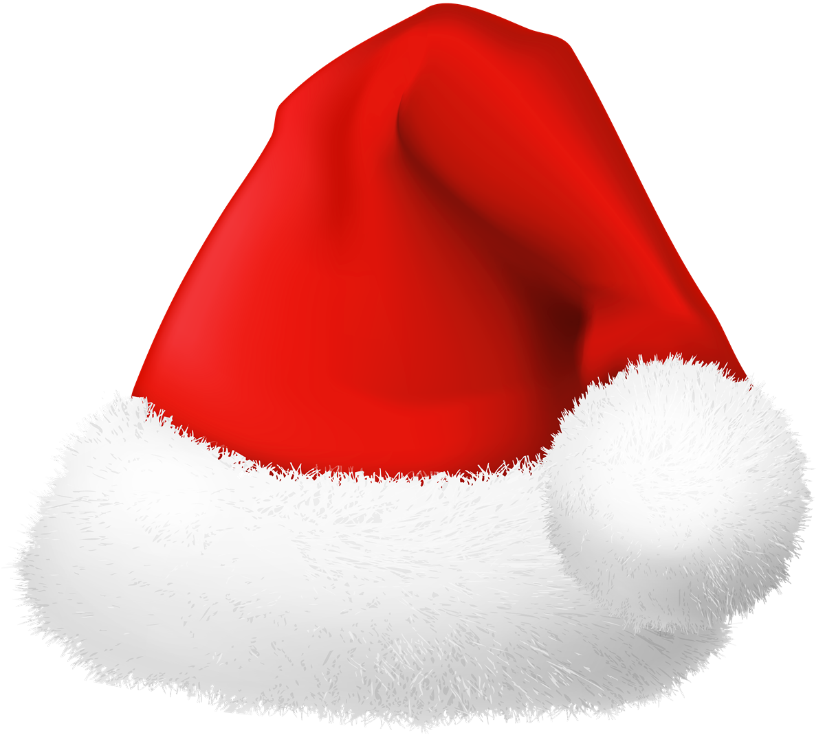 Santa Claus Hat PNG Transparent Image