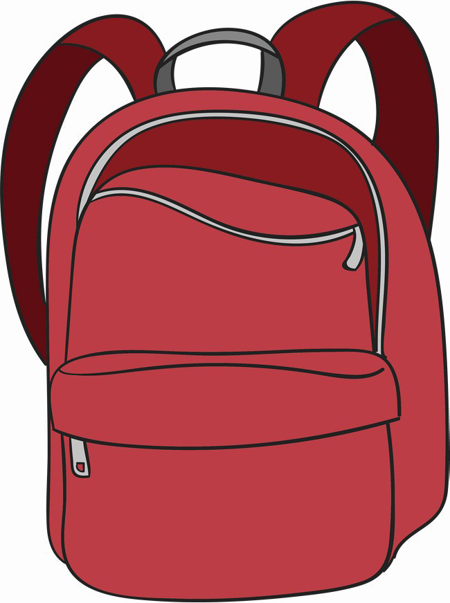 School Bag PNG Transparent Image