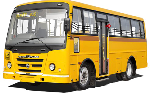 School Bus PNG Transparent Image