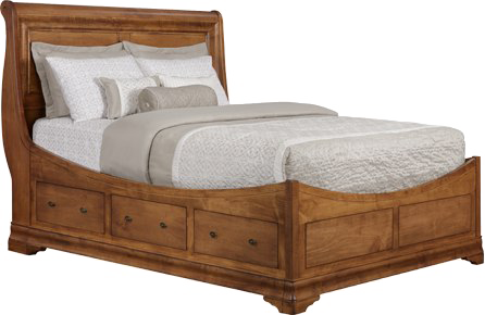 Sleigh Bed PNG Transparent Picture