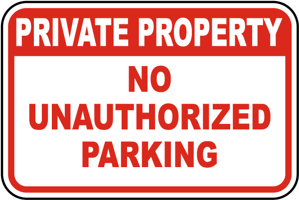 Unauthorized Sign PNG Clipart