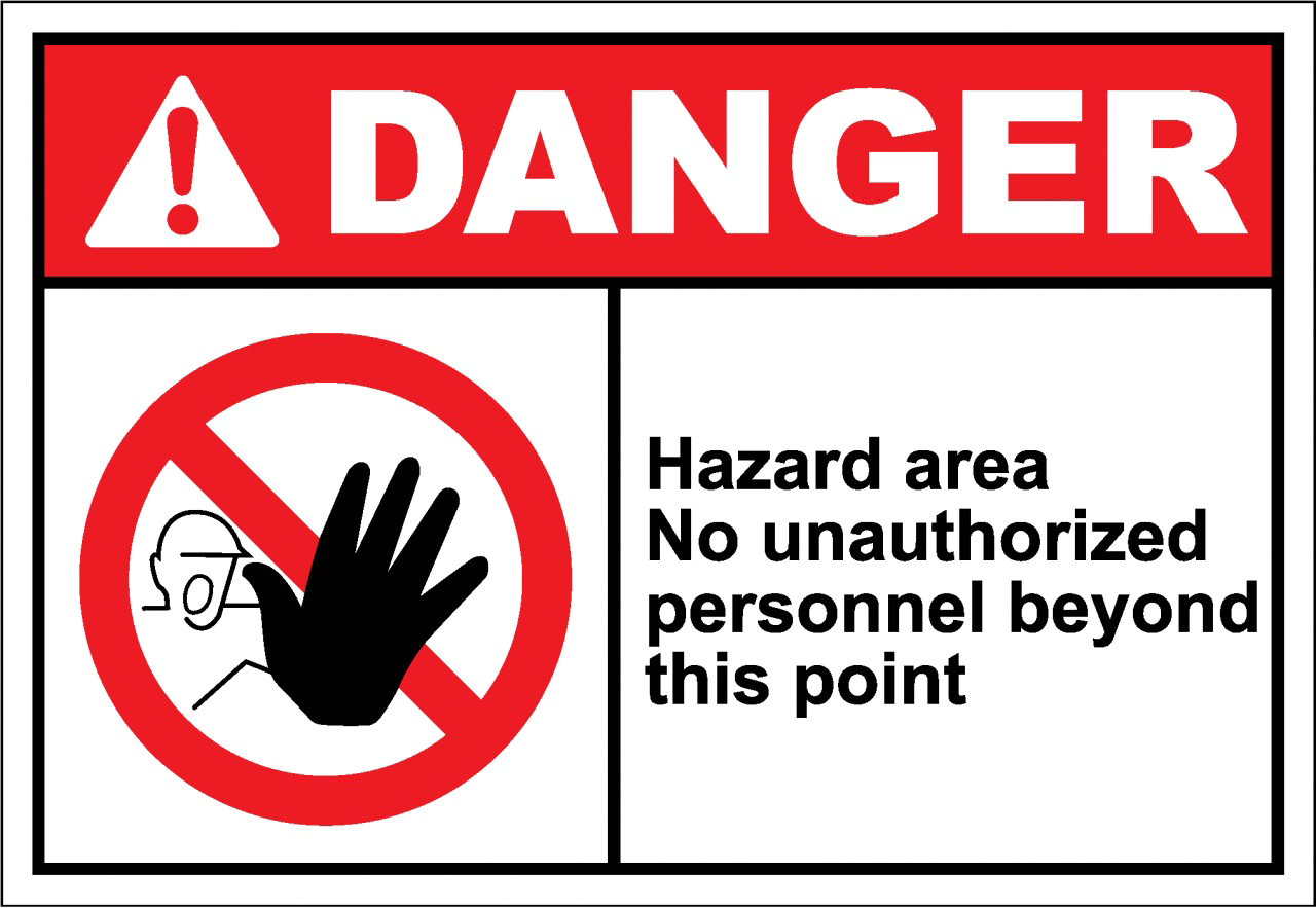 Unauthorized Sign PNG Photos