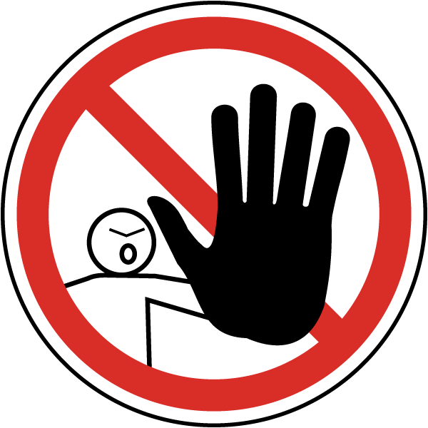 Nicht autorisiertes Zeichen PNG-transparentes Bild