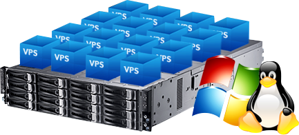 Vps server latar belakang PNG