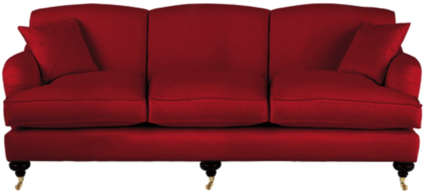 Velvet Sofa PNG Transparent Image