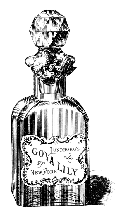 Vintage parfüm PNG Fotoğraf