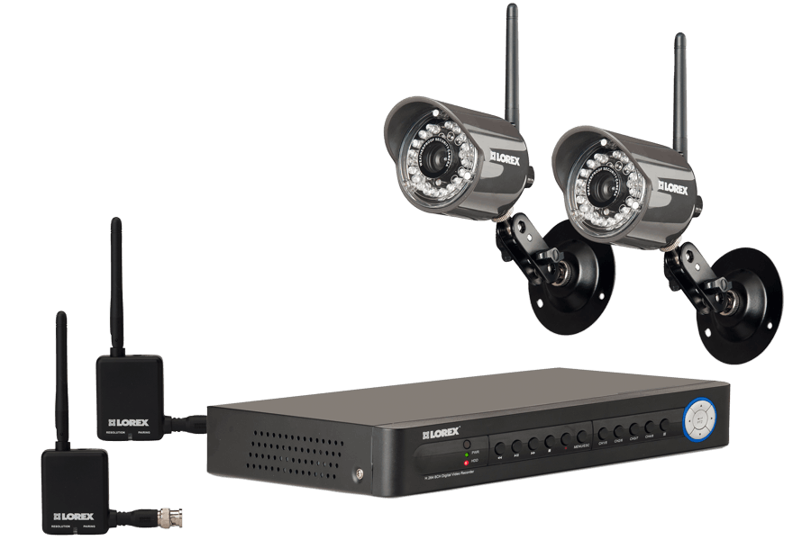 Wireless Security System PNG Background Image