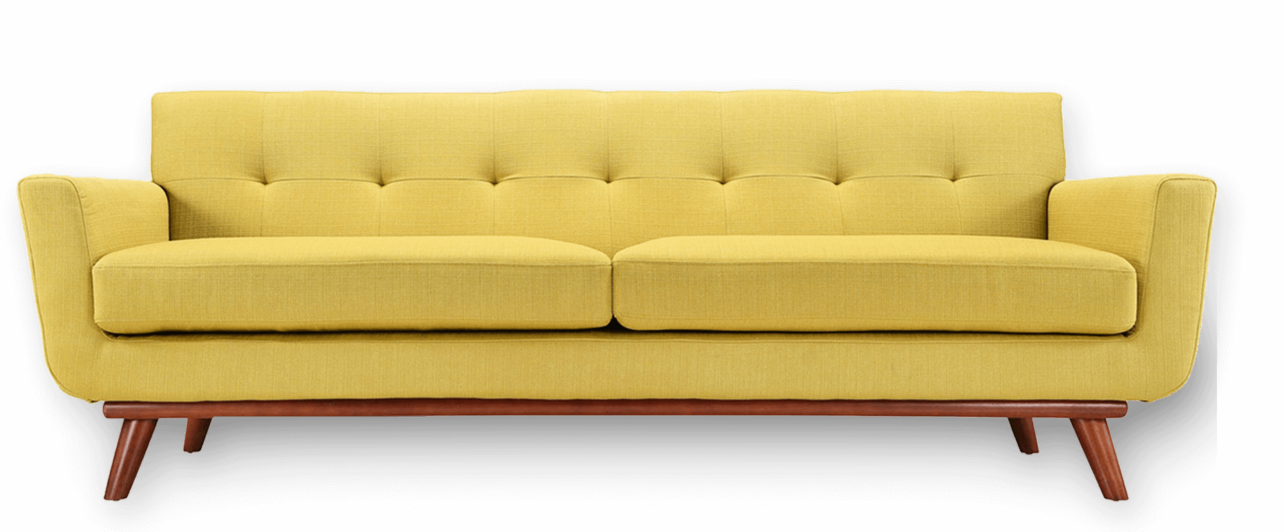 Yellow Sofa Transparent PNG
