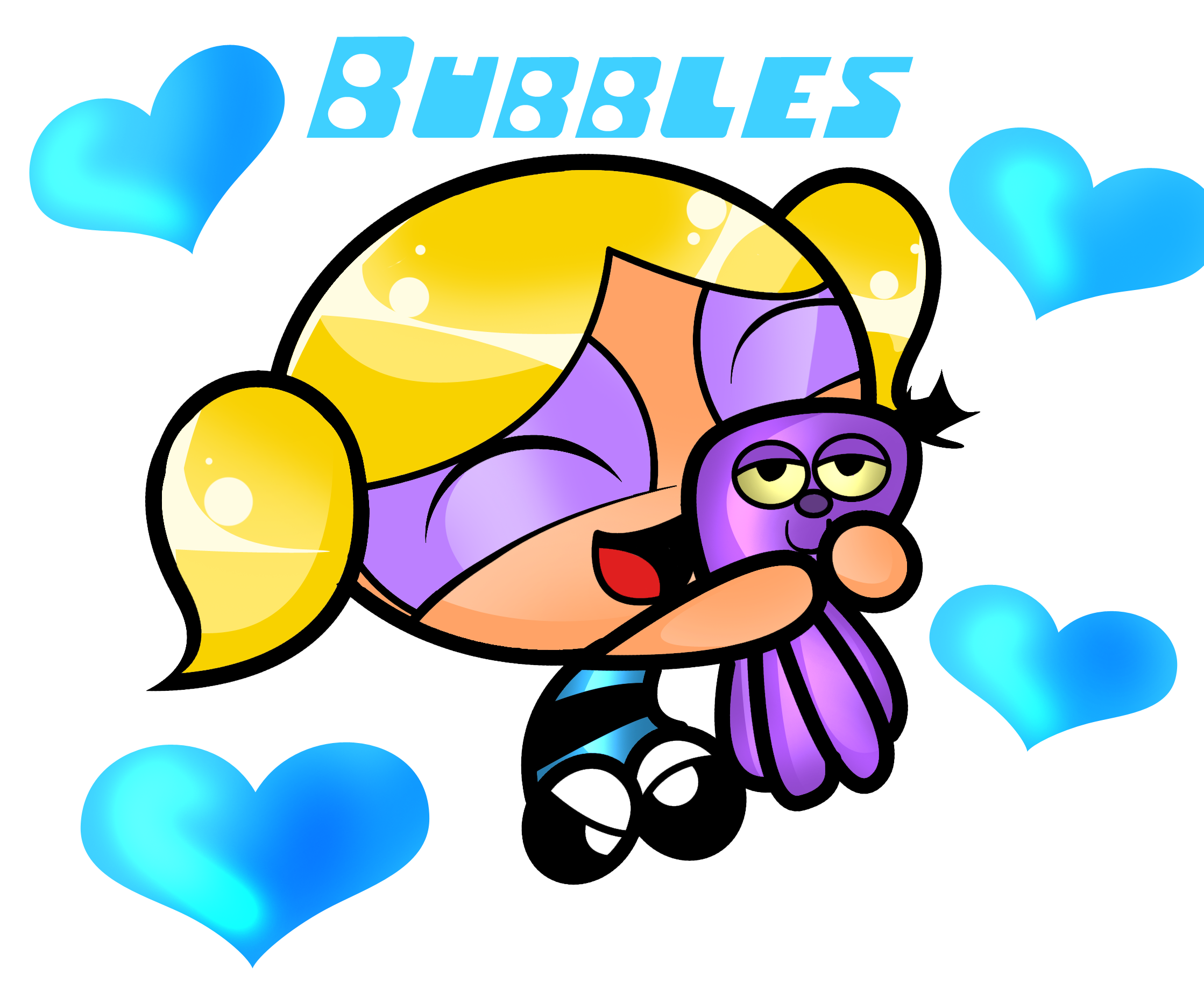 Bubbles Powerpuff Girls PNG imagen transparente