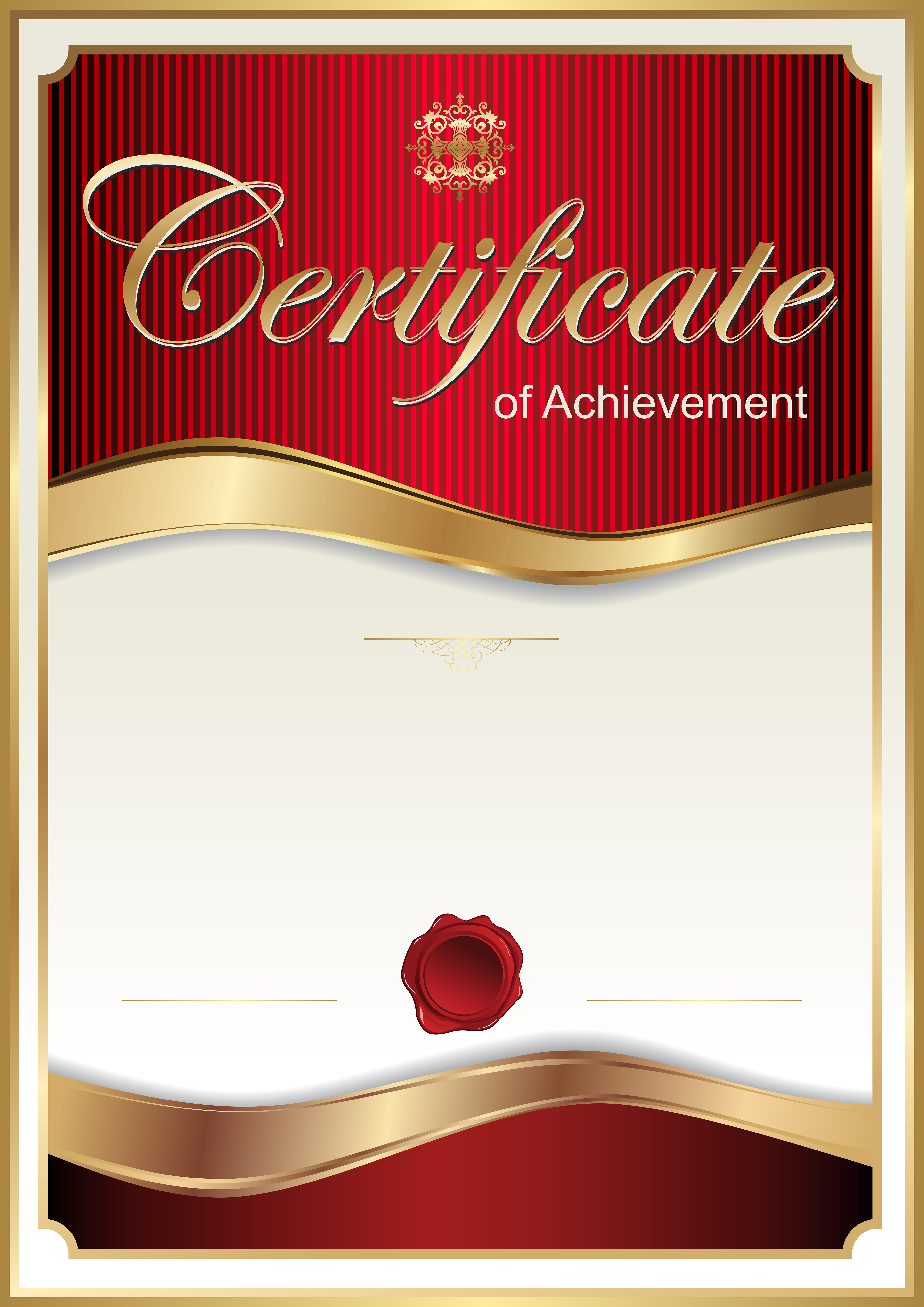 Сертификат PNG Clipart
