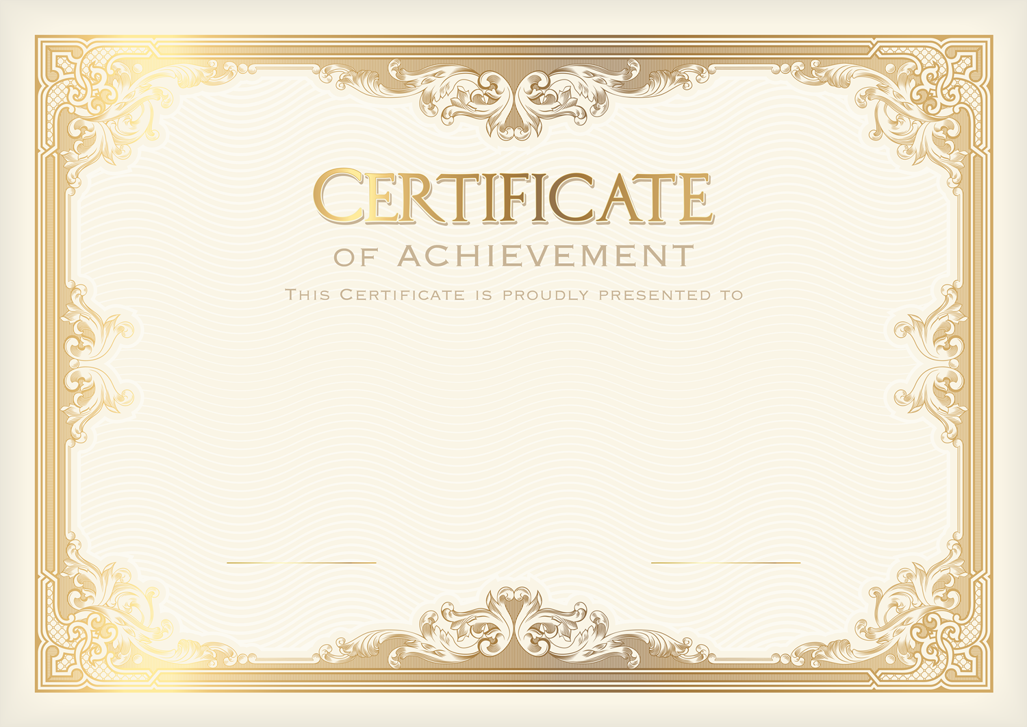 Сертификат PNG Image