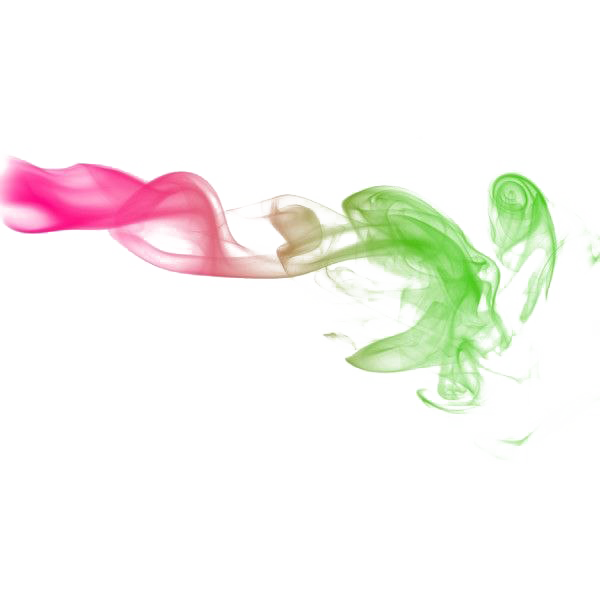 Pic PNG de fumée coloré