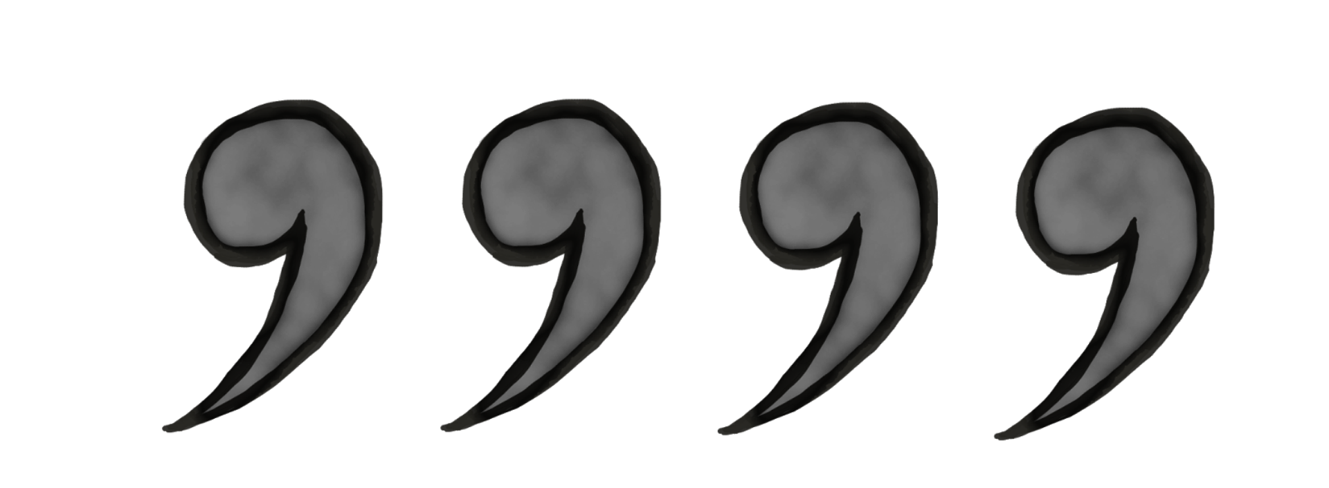 Comma Background PNG