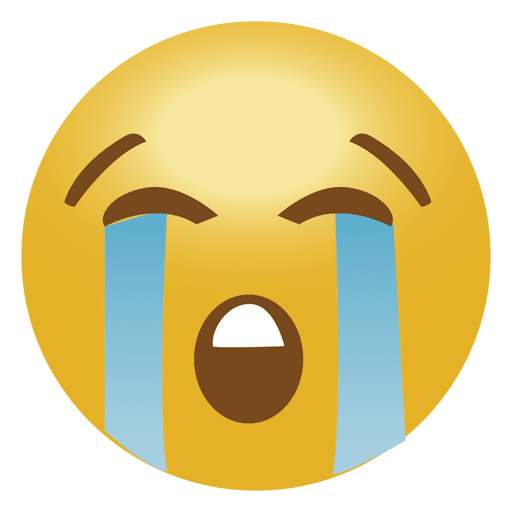 Umiyak ang emoji PNG Transparent file