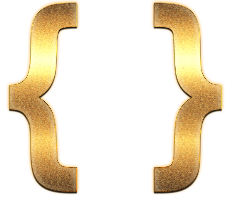 Curly Brackets PNG HD