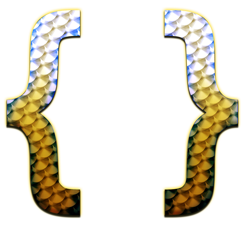 Curly Brackets PNG Pic