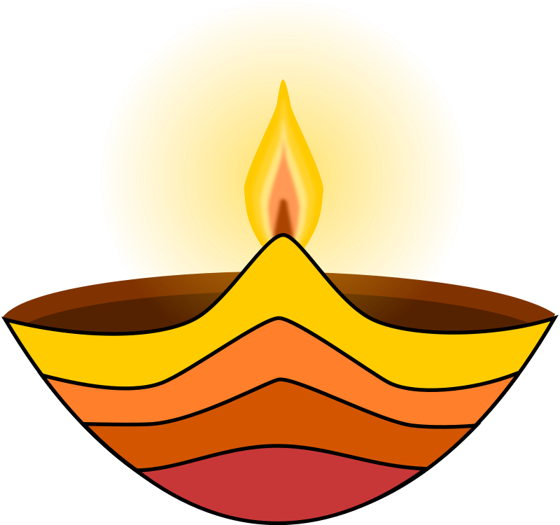 Diwali Diya PNG Clipart Background