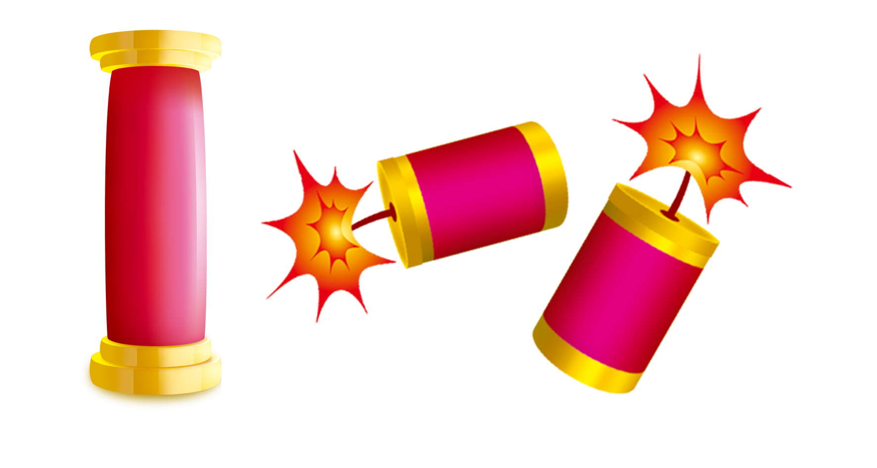 Diwali Firecrackers PNG Clipart Background