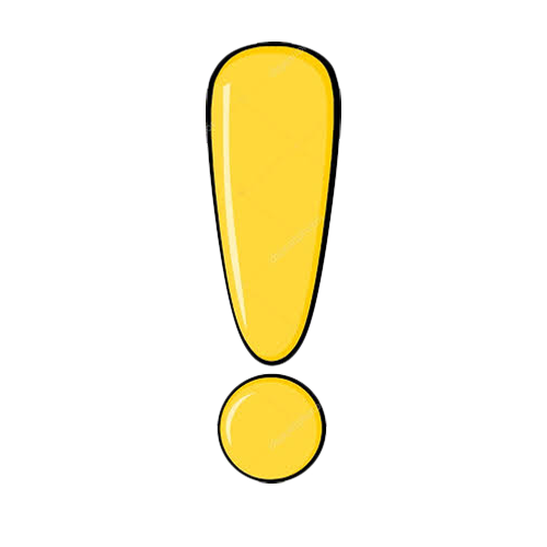 Exclamation Mark PNG Transparent Picture