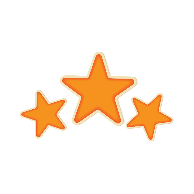 Floating Stars PNG Clipart