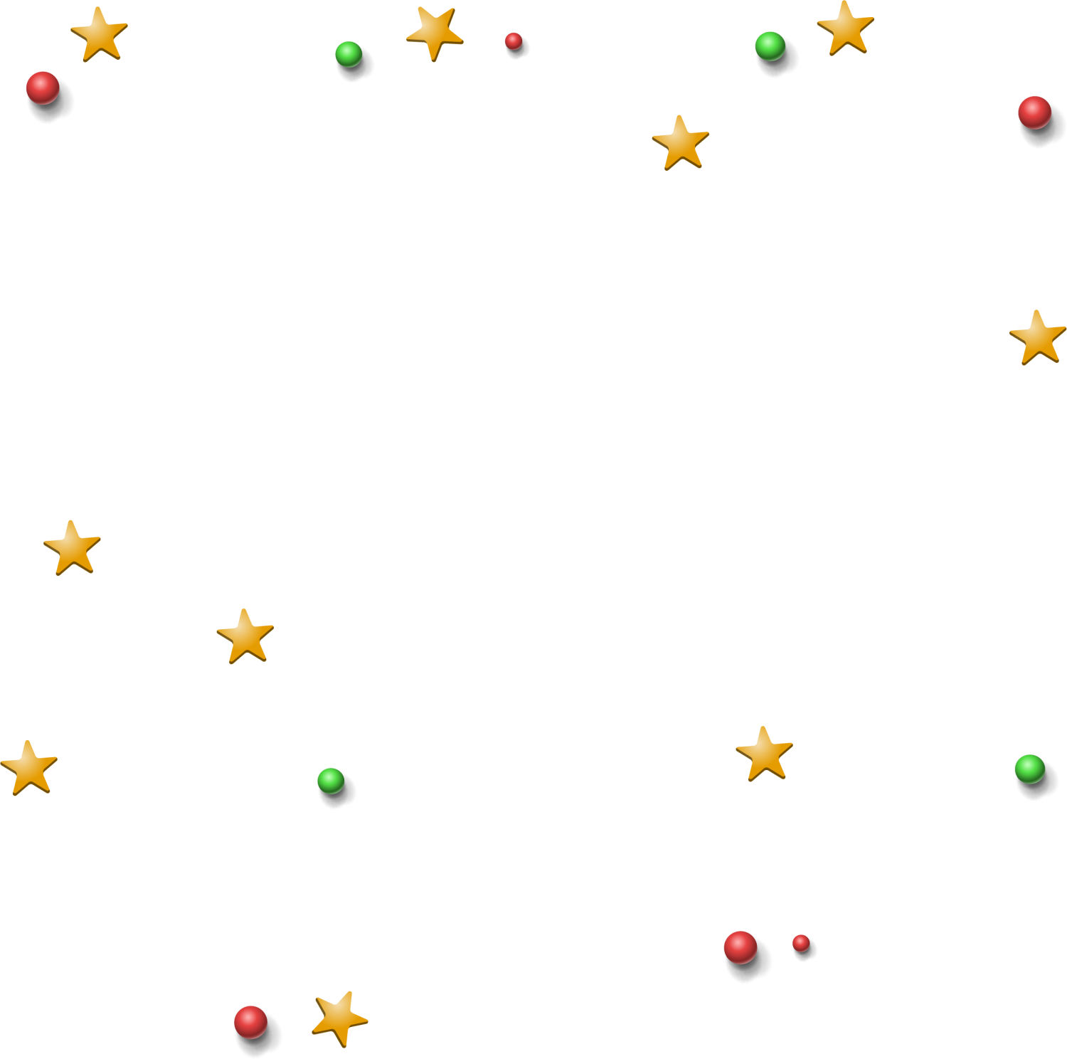 Floating Stars PNG Picture