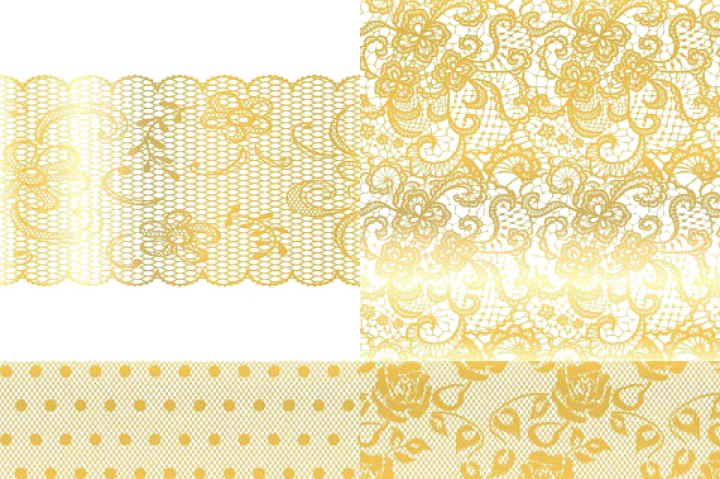 Gold Lace PNG HD