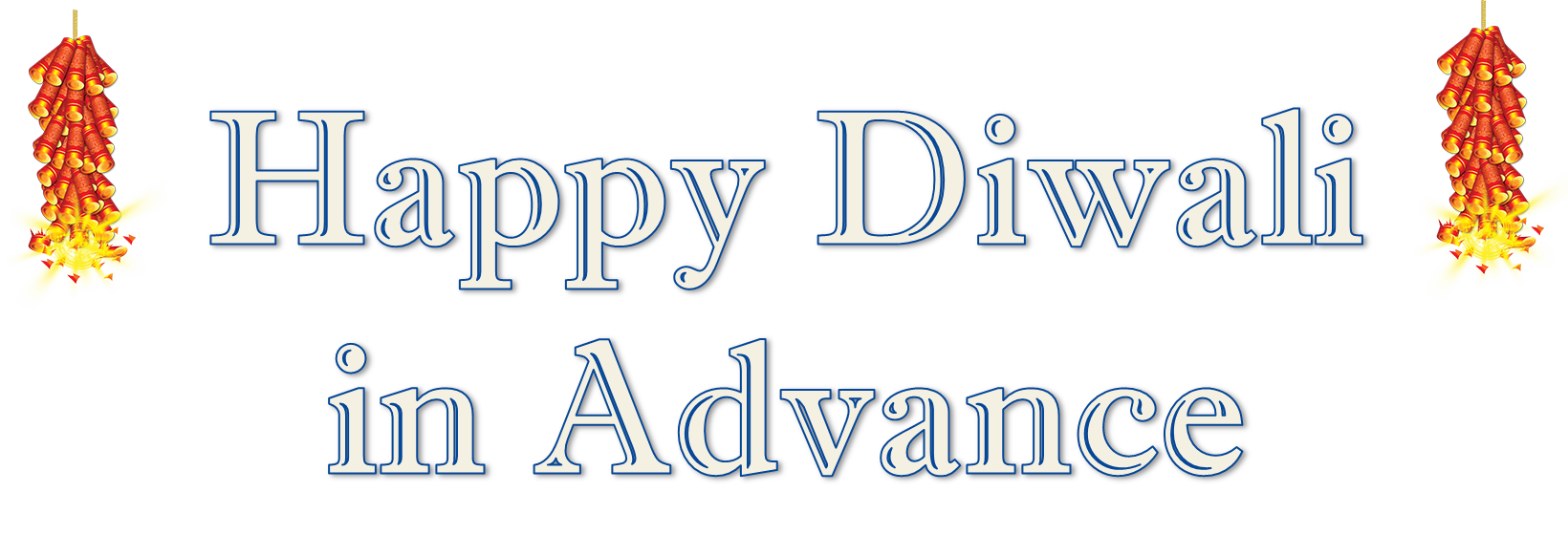 Happy Diwali In Advance PNG Clipart Background