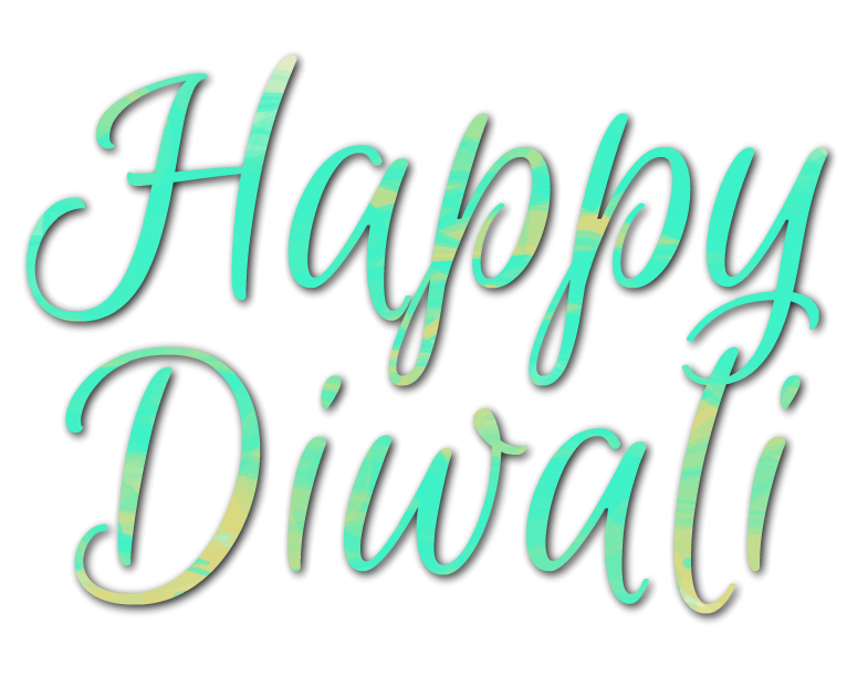 Happy Diwali Text Writing PNG HD Photo