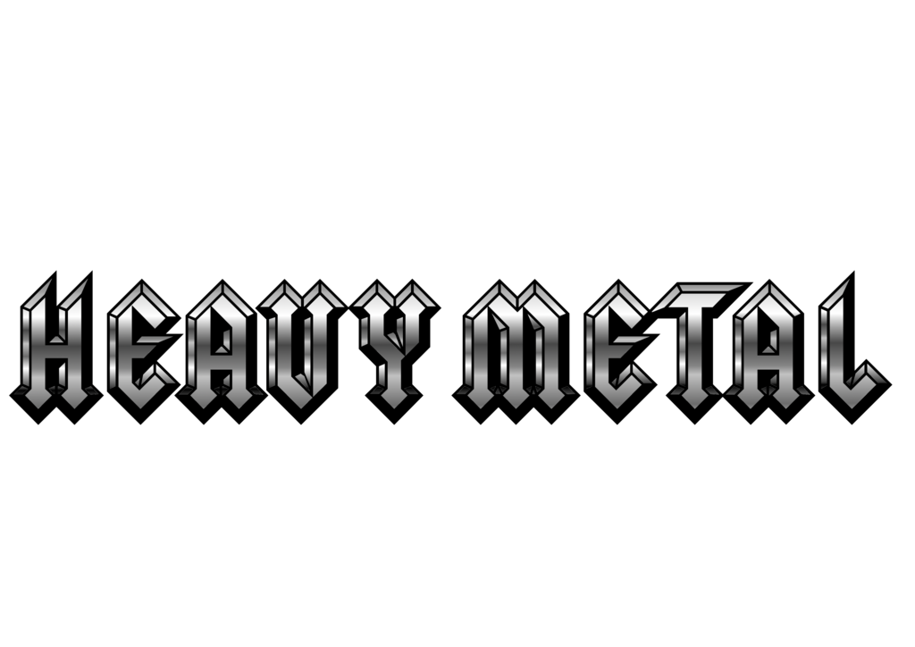 Heavy Metal PNG Transparent Background
