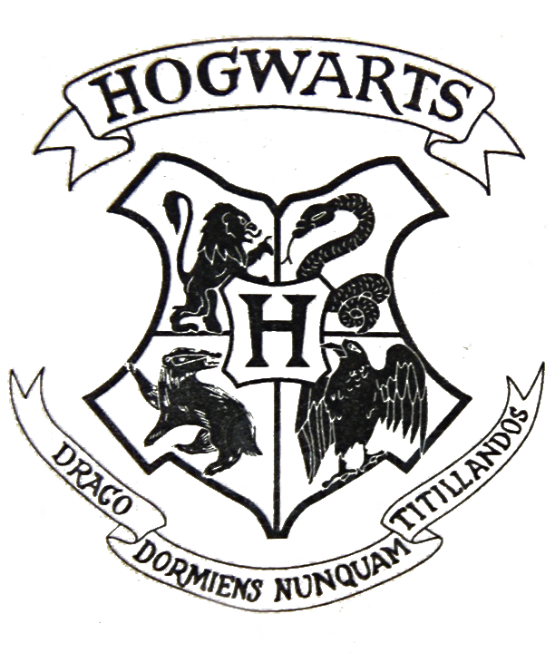 Hogwarts logo PNG Bild herunterladen