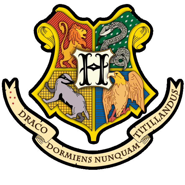 Logotipo de hogwarts PNG transparente
