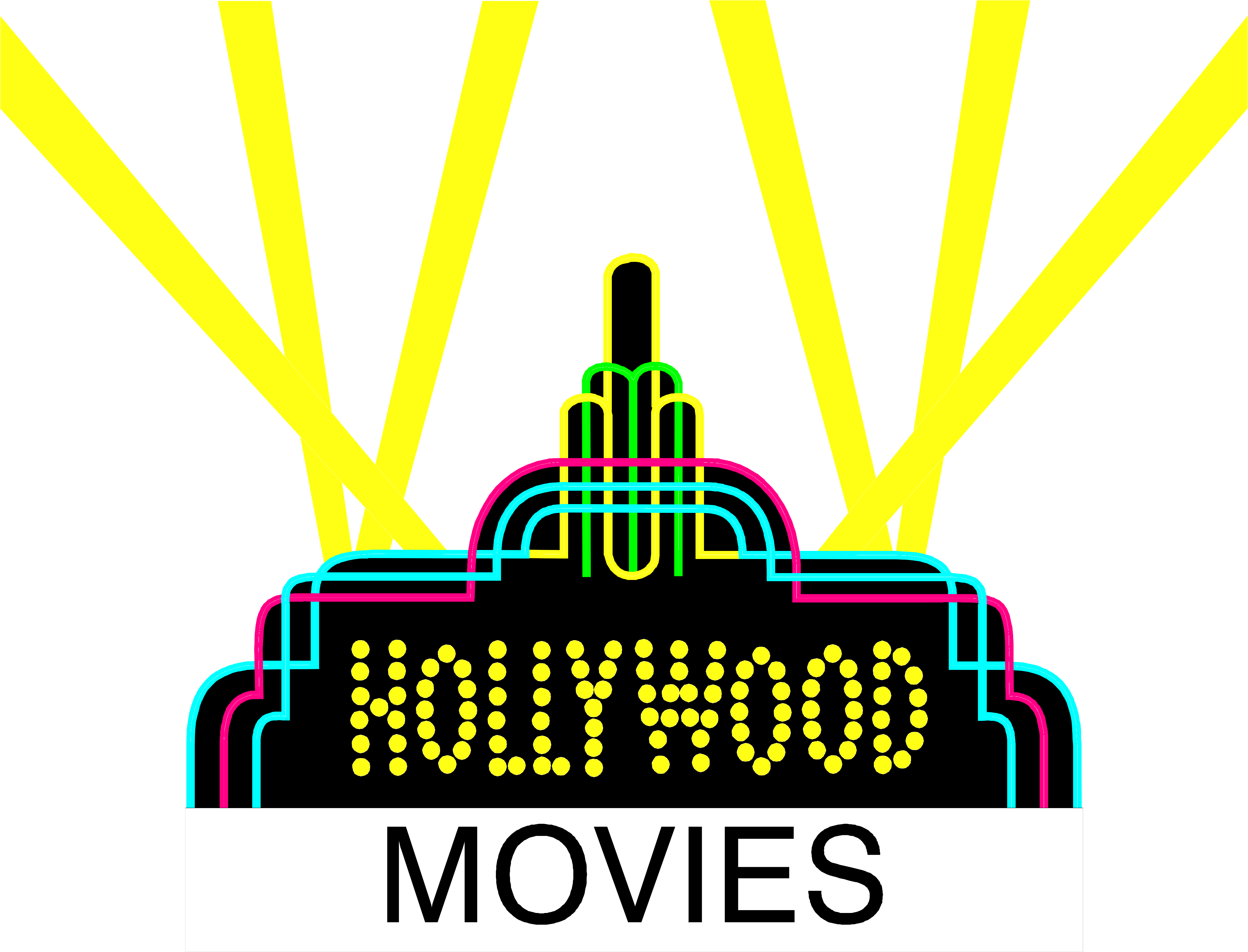 Hollywood sign PNG libreng larawan