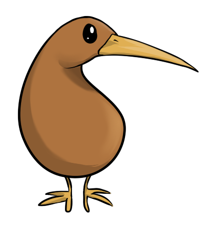 Kiwi vogel PNG-bestand
