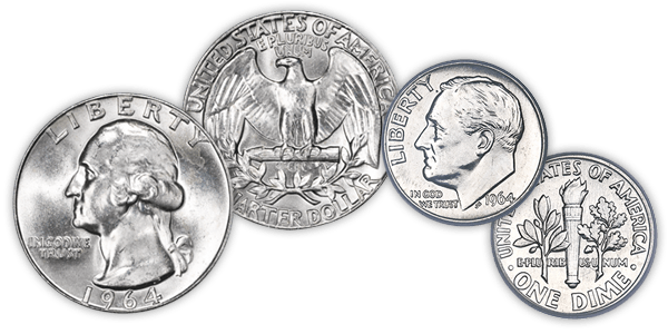 Серебряная монета PNG Clipart Фон