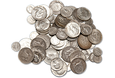 Silver Coin PNG HD Quality