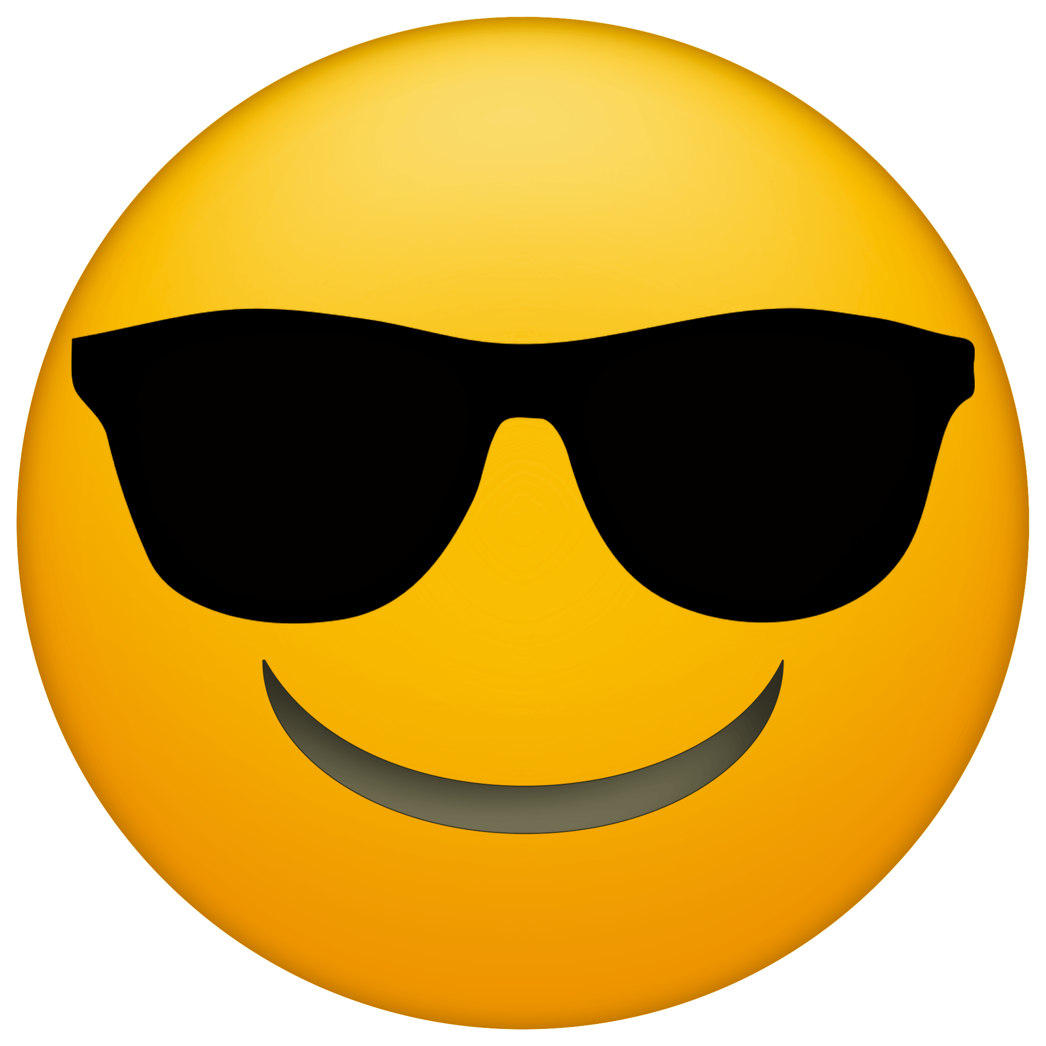 Lunettes de soleil emoji PNG Transparent File