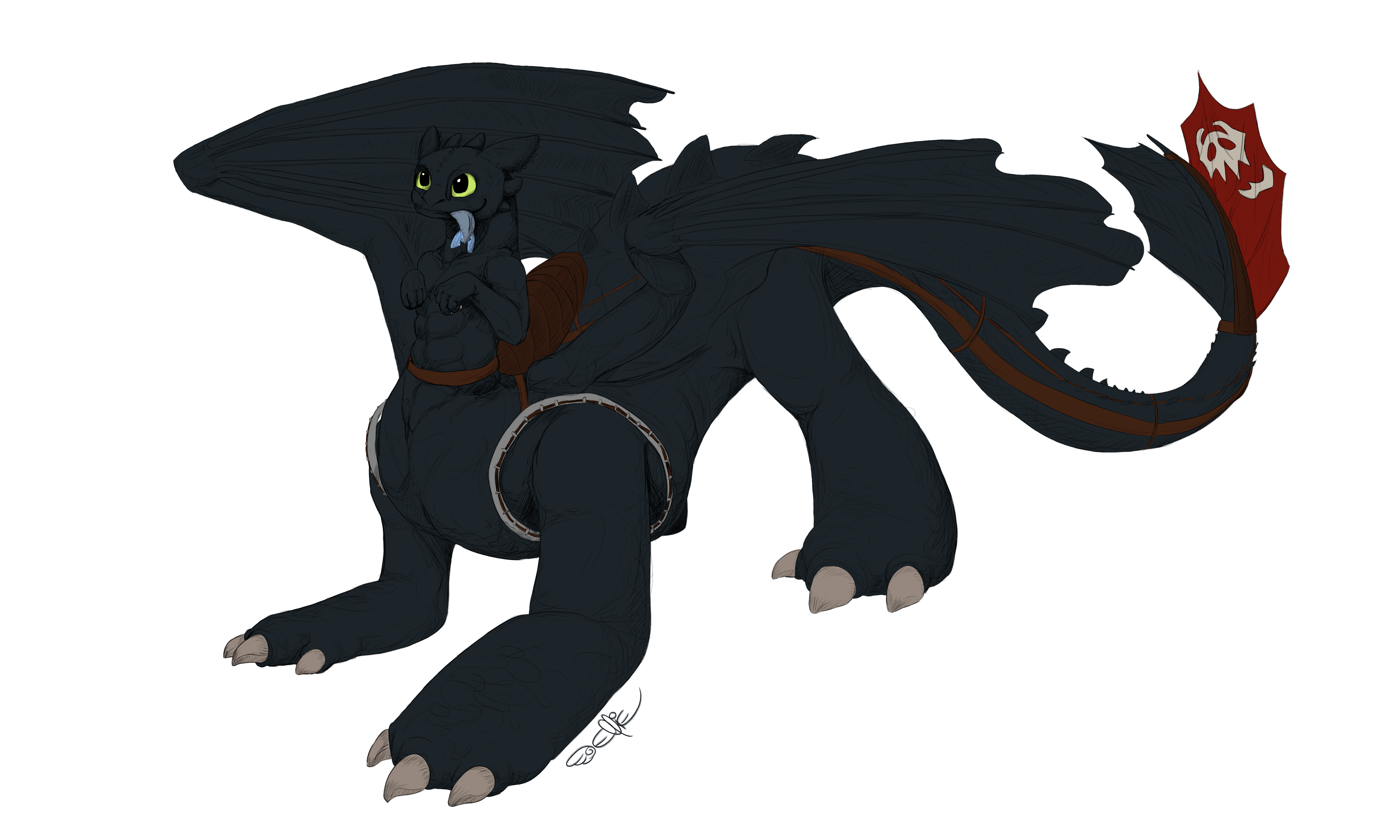 Toothless PNG No Background