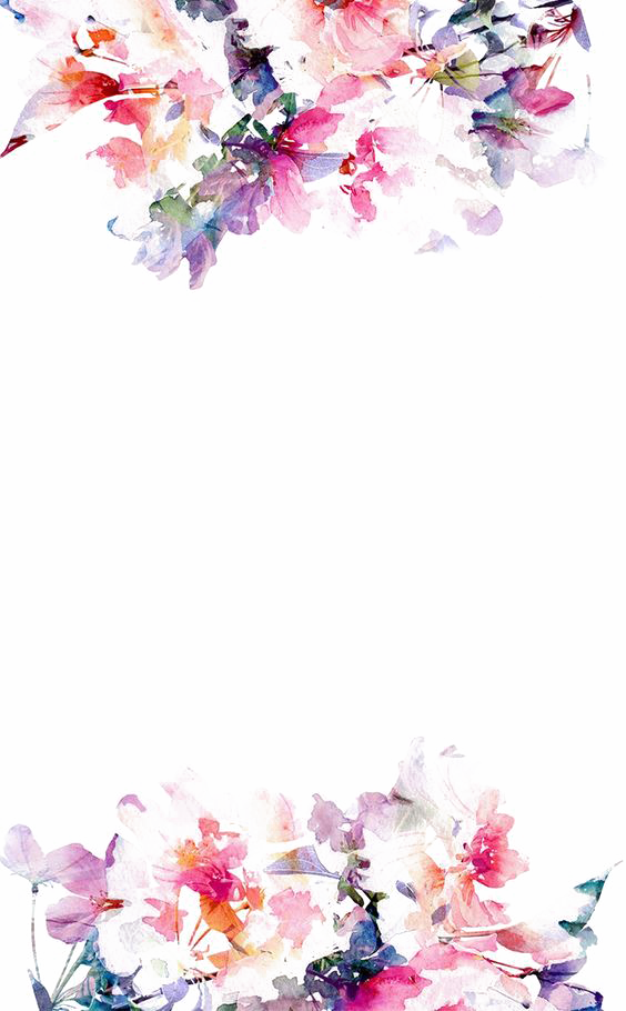 Watercolor Flowers PNG HD Quality